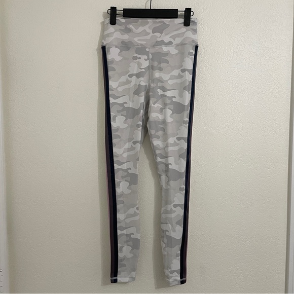 Spiritual Gangster Camo Perfect High Waisted Yoga Leggings with Metallic Stripe - Picture 3 of 6